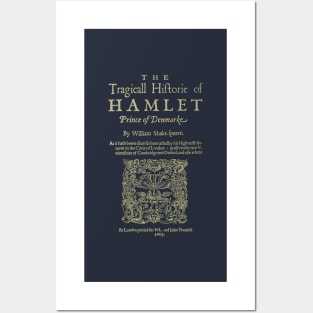 Shakespeare, Hamlet. Dark clothes version. Posters and Art